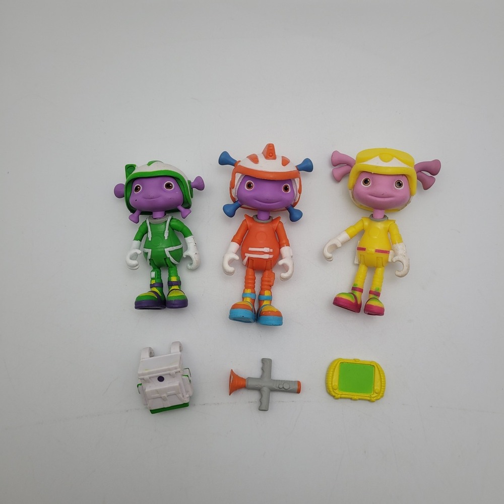 FLOOGALS Set Of 3‎ Figure Fleeker Flo & Boomer With Accessories